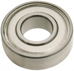 Miniature Ball Bearing: 2 mm Bore Dia, 6 mm OD, 2.5 mm OAW