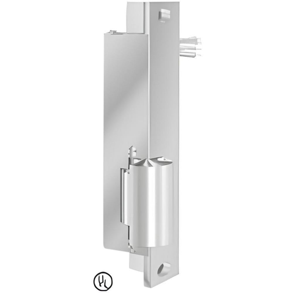 Electric Strikes; Product Type: Electric Door Strike; Type: Fail Secure; Length (Inch): 9.00; Power Type: Electric; Width (Inch): 2; Strike Material: Stainless Steel; Door Frame Material: Hollow Metal & Wood; Finish/Coating: Stainless Steel