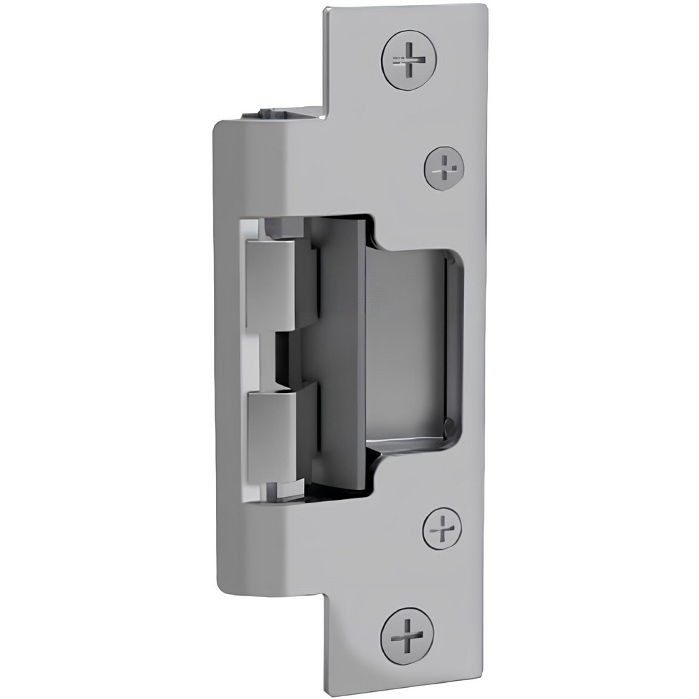 Electric Strikes; Product Type: Electric Door Strike; Type: Fail Safe/Fail Secure; Length (Inch): 4.88; Power Type: Electric; Width (Inch): 1; Strike Material: Stainless Steel; Door Frame Material: Hollow Metal & Wood; Finish/Coating: Stainless Steel