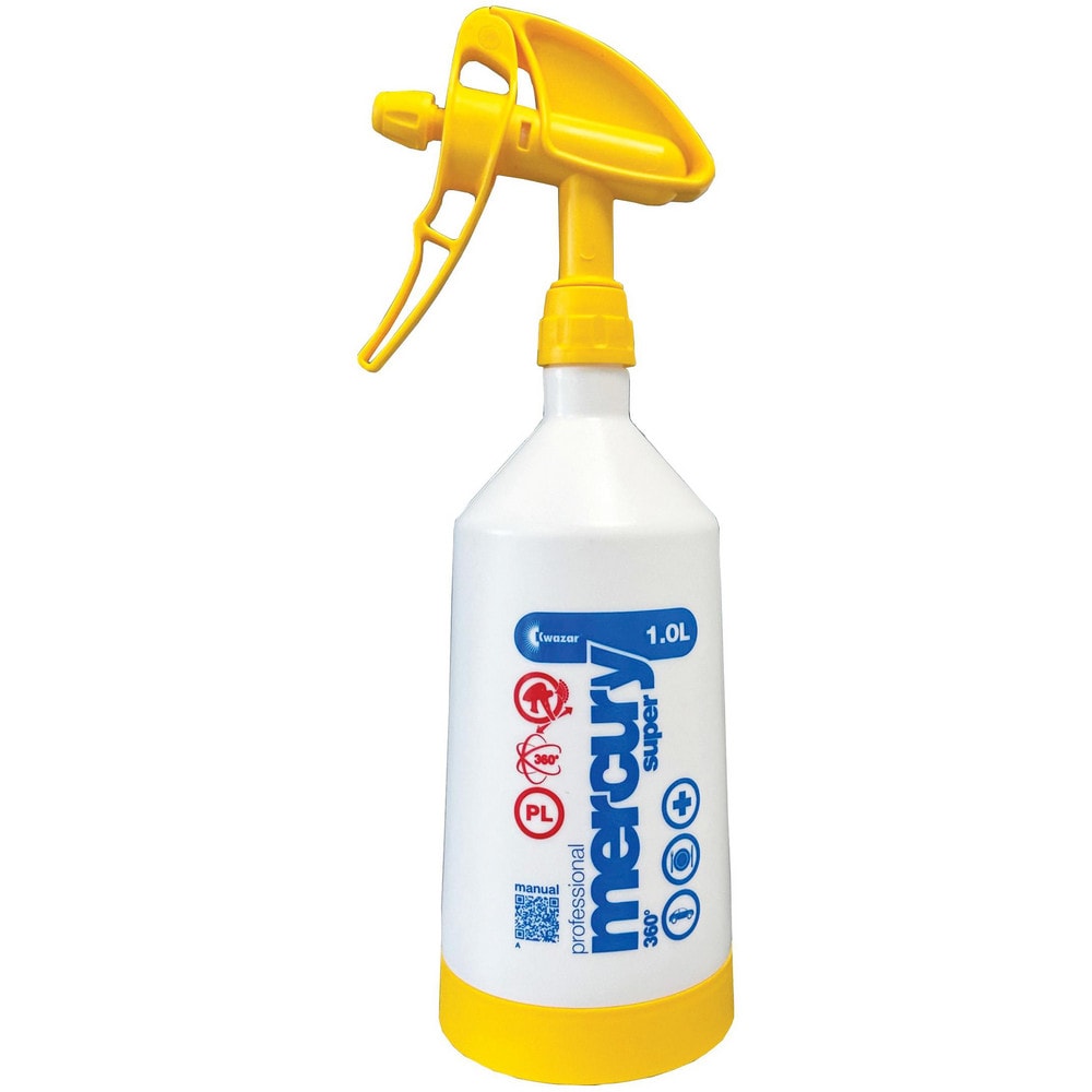 Spray Bottles & Triggers; Product Type: Spray Bottle with Trigger; Dispensing Type: Mist; Container Capacity: 1 L; Bottle Material: Plastic; Nozzle Material: Plastic