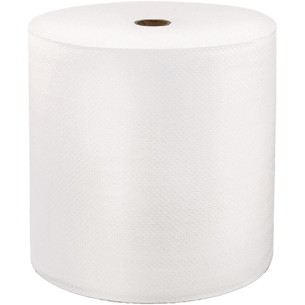 Paper Towels: Hard Roll, 1 Rolls per Case, Roll, 1.000 Ply, White