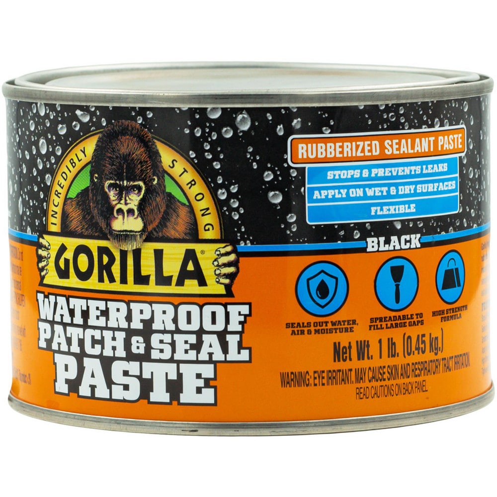 Caulk & Sealants; Chemical Type: Hybrid Silicone Modified Polymer; Container Size: 1 lb; Container Type: Can; Color: Black; Application: Roofs, Gutters, Skylights, Flashing, Chimneys (exterior use only), PVC Pipe Joints, Windows, RVs, DIY Projects, and Mo