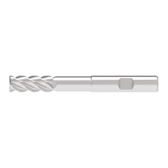 Square End Mill: 4 Flute, Solid Carbide