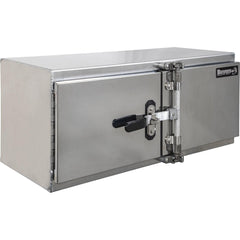 Truck Tool Storage Units; Type: Underbody Box; For Use With: Flat-Bed, Platform, Step-Deck Trailers, Dump Truck Bodies, Medium & Heavy-Duty Trucks, Trailer Upfitters, Carrying Tools; Storage Capacity (Cu. Ft.): 9; Color: Silver, Stainless Steel; Material: