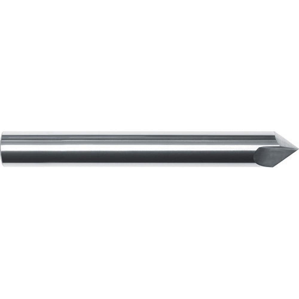 Chamfer Mill: 5/16" Dia, 5/16" Shank Dia, 50.00 deg, 2 Flute, Solid Carbide, Single End