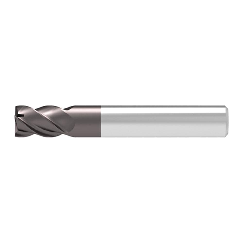 Square End Mill: 12.00 mm Dia, 16.00 mm LOC, 4 Flute, Solid Carbide