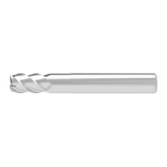 Square End Mill: 18.00 mm Dia, 29.00 mm LOC, 4 Flute, Solid Carbide