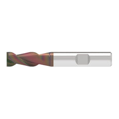 Square End Mill: 2 Flute, Solid Carbide