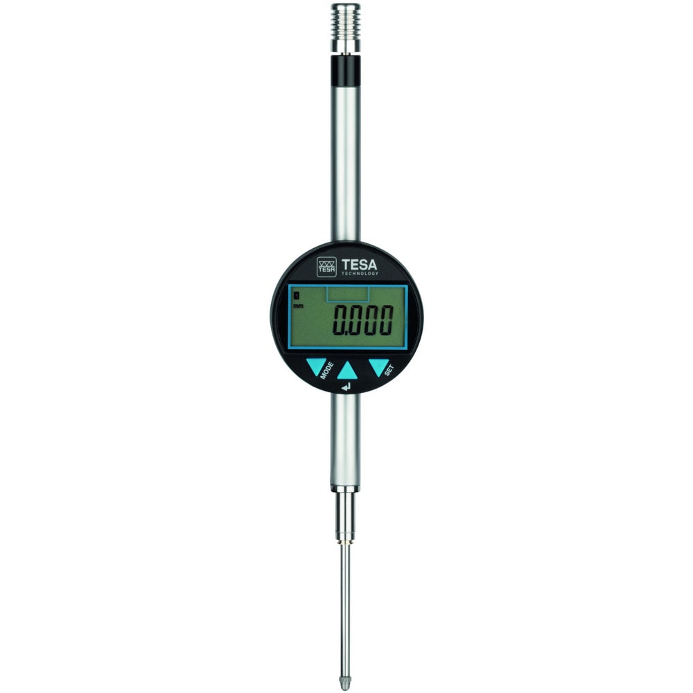 Electronic Test Indicator: 50.00 mm Max, MPEE, retractable plunger: 5 ¬µm & MPEP, 1 mm: 3,2 ¬µm Accuracy, Steel Contact Point