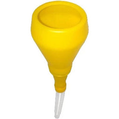 Oil Funnels & Can Oiler Accessories; Oil Funnel Type: Funnel; Material: Polyethylene; Color: Yellow; Finish: Plastic; Minimum Capacity: 0; Spout Length: 9.25 in