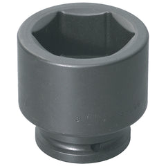 Impact Socket: 1-1/2" Drive, 4-1/2" Socket, Hex Drive