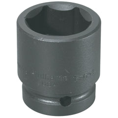 Impact Socket: 1" Drive, 3-5/8" Socket, Hex Drive