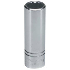 Deep Socket  Hand Socket: 1/2" Drive, 17.00 mm Socket, 12-Point