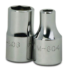 Standard  Hand Socket: 1/4" Drive, 8.00 mm Socket, 6-Point