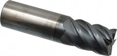 Square End Mill: 1" Dia, 1-1/2" LOC, 5 Flute, Solid Carbide