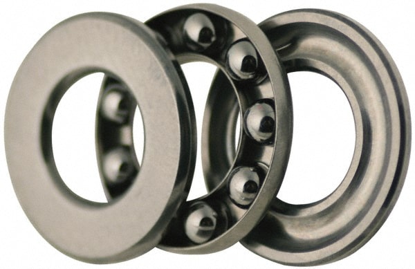 Thrust Bearing: 7" ID, 14.8" OD, Ball, 370 lb, 11,000 psi Max PV