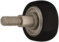 Plain Cam Follower: 0.75" Roller Dia, 0.228" Roller Width, 0.625" Stud Dia