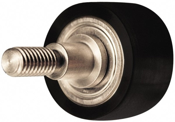 Plain Cam Follower: 0.187" Roller Dia, 0.2" Roller Width, 0.25" Stud Dia