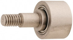 Plain Cam Follower: 0.375" Roller Dia, 0.25" Roller Width, 0.437" Stud Dia