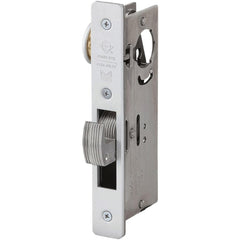 Deadbolts; Deadbolt Type: Deadlock; Lock Type: Single Cylinder; Key Type: Conventional; Mount Type: Mortise; Material: Metal; Minimum Door Thickness: 1.375 in; Maximum Door Thickness: 1.75; Finish: Satin Aluminum Clear Anodized