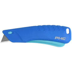 Utility Knives, Snap Blades & Box Cutters; Type: Safety Knife; Blade Type: Utility; Handle Material: Plastic; Blade Material: Carbon Steel; Blade Length (mm): 51.0500; Blade Length (Decimal Inch): 2.0100