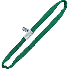 Endless Round Sling: 8' Long, 5300 lb Vertical Capacity, 4200 lb Choker Capacity