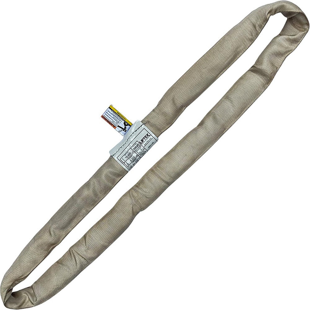 Endless Round Sling: 8' Long, 10600 lb Vertical Capacity, 8500 lb Choker Capacity