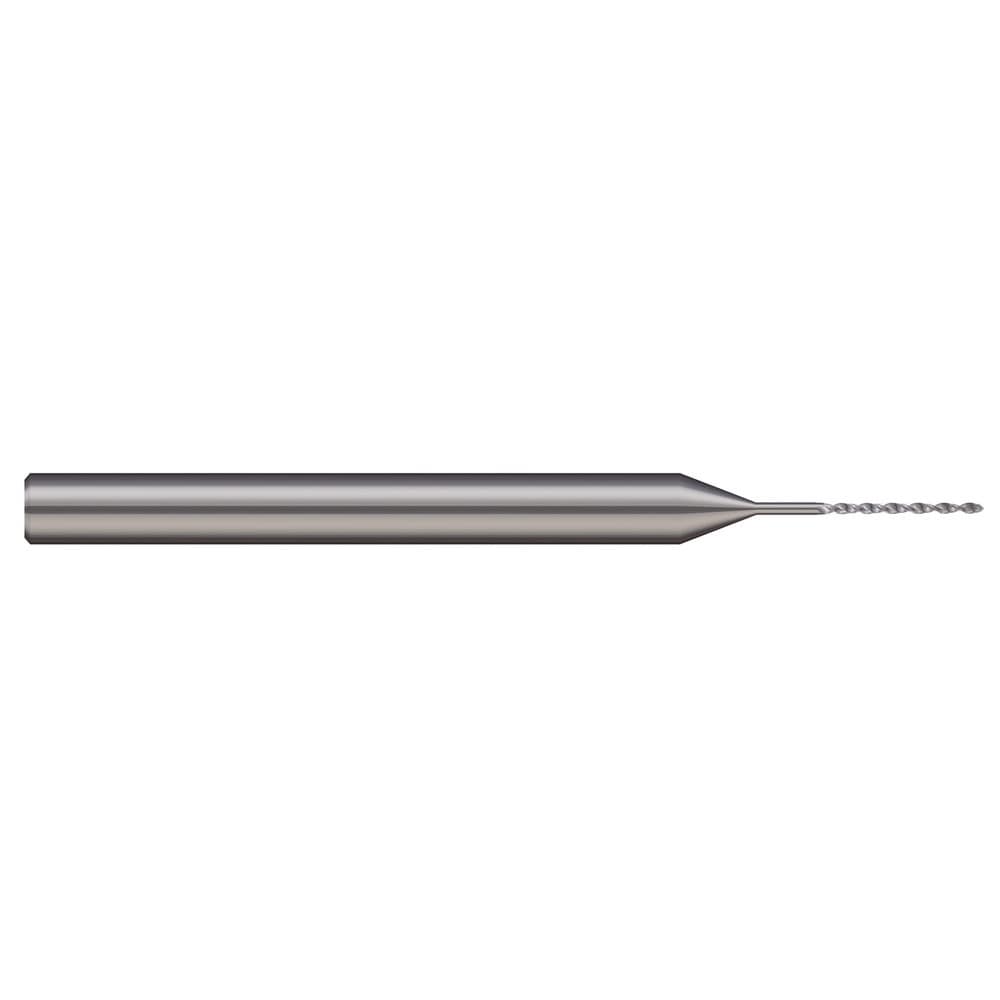 Micro Drill Bit: 0.0051" Dia, 130 deg, Solid Carbide