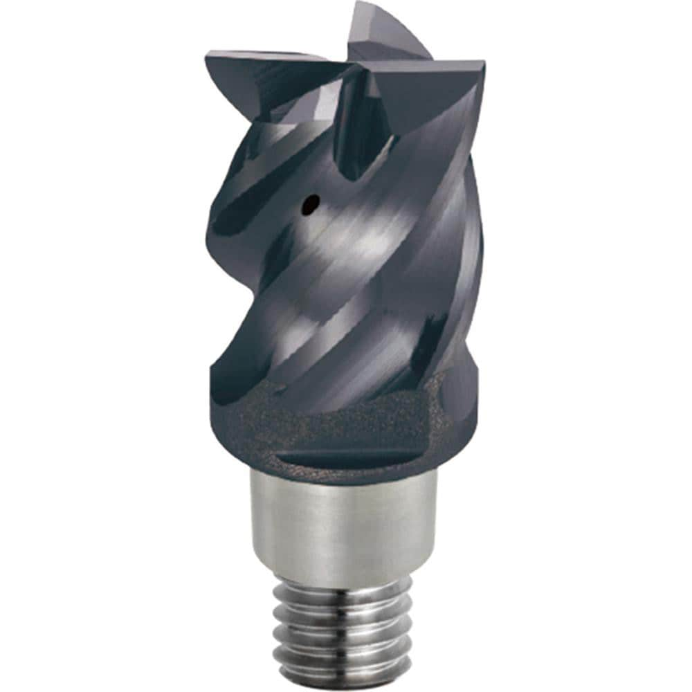 Square End Mill Heads; Mill Diameter (Decimal Inch): 0.3750; Length of Cut (Inch): 3/8; Connection Type: iMX10; Overall Length (Decimal Inch): 0.6300