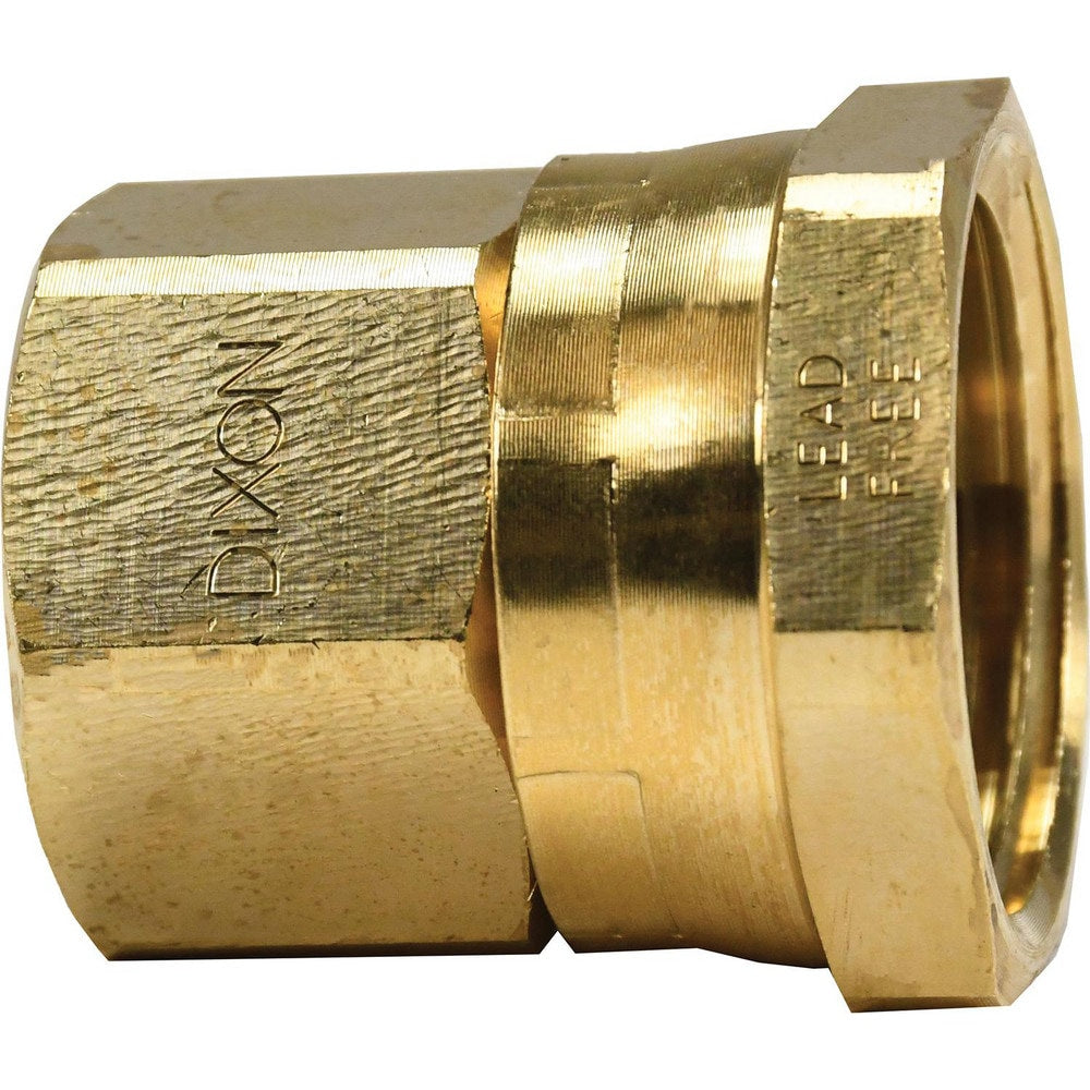 Garden Hose Fittings & Repair Kits; Kit Type: Adapter ; Connector Type: Female Hose x Female Hose Swivel; Compatible Hose Diameter: 0.5, 0.75; Thread Size (Inch): 3/4 x 1/2; Thread Type: NPTF, GHT; Material: Brass; Color: Copper