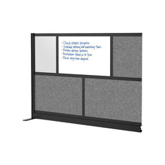 Office Cubicle Partitions; Office Cubicle Partition Type: Modular Wall Room Divider; Color: Gray, White, Black, Frosted; Material: Aluminum; Mount Type: Freestanding; Height (Inch): 48; Width (Inch): 70; Thickness (Inch): 1-3/4