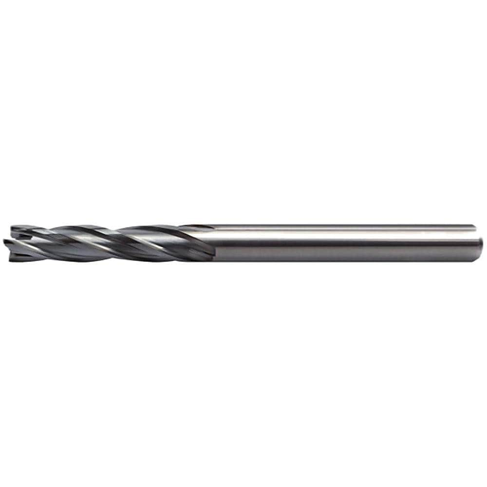 Square End Mill: 0.078" Dia, 0.2340" LOC, 4 Flute, Solid Carbide