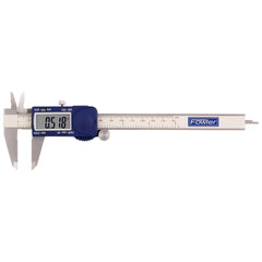 Electronic Caliper: 0 to 6", 0.0005" Resolution, No IP Rating, For Depth, Inside Diameter, Outside Diameter & Step