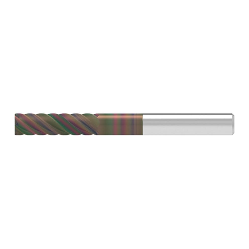 Square End Mill: 6 Flute, Solid Carbide