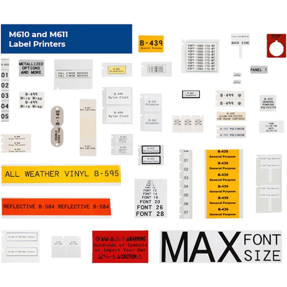 Label Maker & Tape Accessories; For Use With: Laboratory Labeling; Color: Gray, Blue