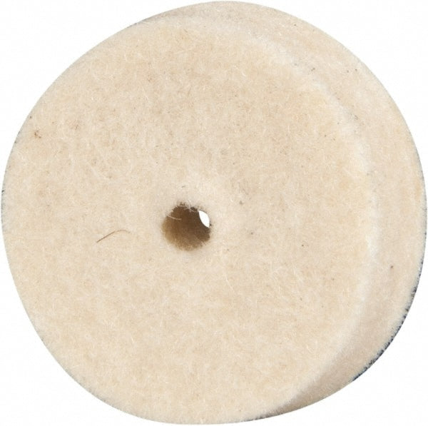 Unmounted Polishing Buffing Wheel: 5/8" Dia, 3/16" Thick, 1/16" Arbor Hole Dia