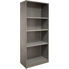 Steel Shelving; Shelf Type: Closed Beaded Post Starter; Starter or Add-On: Starter; Adjustment Type: Clip; Boltless: Yes; Shelf Capacity: 800; Mount Type: Floor