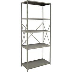 Steel Shelving; Shelf Type: Open Angle Starter Unit; Starter or Add-On: Starter; Adjustment Type: Clip; Boltless: Yes; Shelf Capacity: 800; Mount Type: Floor