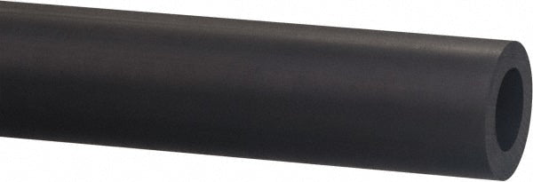 Plastic Round Tube: 1.5" ID, 2" OD, 8' OAL, Gray, Nylon 6/6 (MDS-Filled)