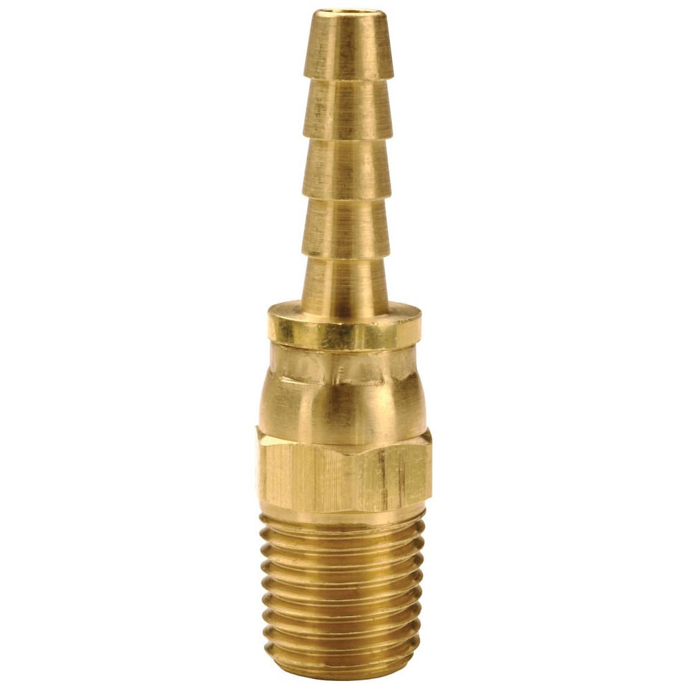 Barbed Hose Fittings; Fitting Type: Male Swivel, Hose Barb; Material: Brass; Thread Standard: NPTF; Thread Size: 3/4; End Connection: Hose Barb x Male Swivel NPT; Hose Inside Diameter (Inch): 3/4; Hose Outside Diameter: 3/4