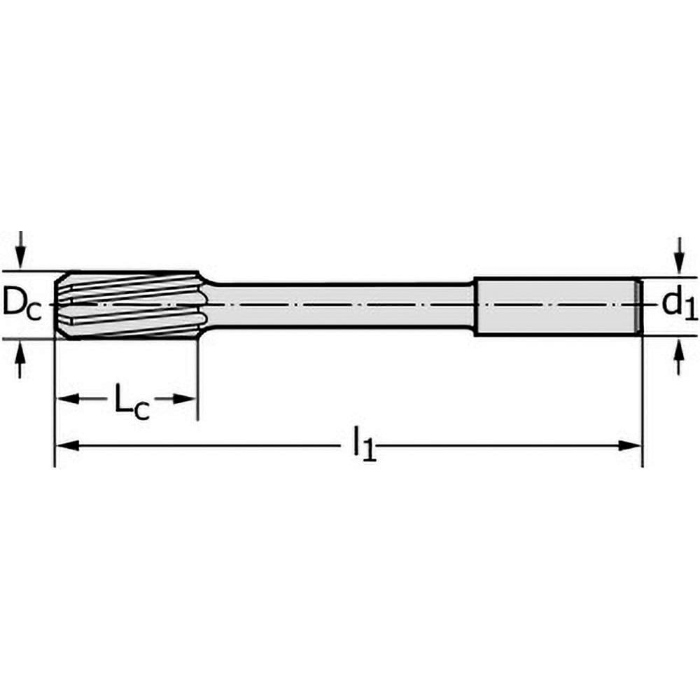 Chucking Reamers; Reamer Diameter (mm): 4.71; Tool Material: HSS