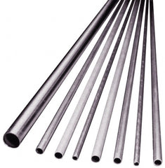 Aluminum Round Tubes; Alloy Grade: 3003; Inside Diameter: 0.222 in; Outside Diameter: 0.25 in; Wall Thickness: 0.014 in; Overall Length: 12 in