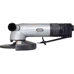 Air Angle Grinder: 5" Wheel Dia, 12,000 RPM