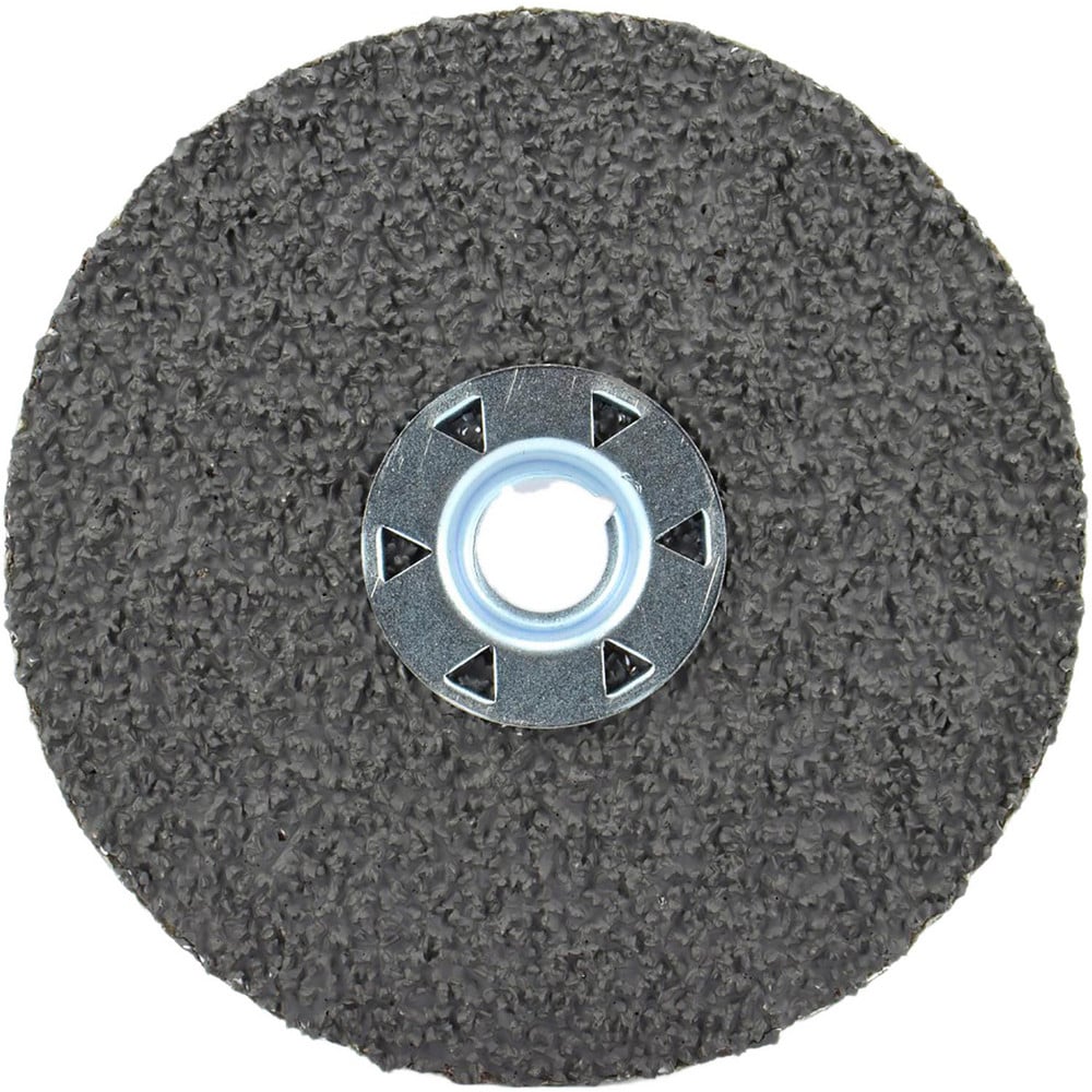 Fiber Disc:  7" Disc Dia, 5/8-11 Hole, Threaded Arbor Hole, 60 Grit, Ceramic Alumina