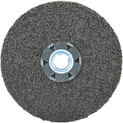 Fiber Disc:  9-1/8" Disc Dia, 5/8-11 Hole, Threaded Arbor Hole, 36 Grit, Ceramic Alumina