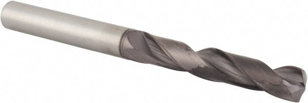 Screw Machine Length Drill Bit: 5/16" Dia, 140 deg Point, Solid Carbide