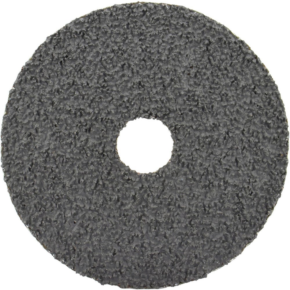 Fiber Disc:  4" Disc Dia, Arbor Hole, 50 Grit, Ceramic Alumina