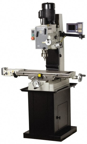 Mill Drill Machine: 20-1/2" x 8-1/4" Travel