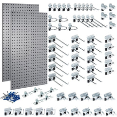 Pegboard Kit: 24 x 42-1/2", Steel