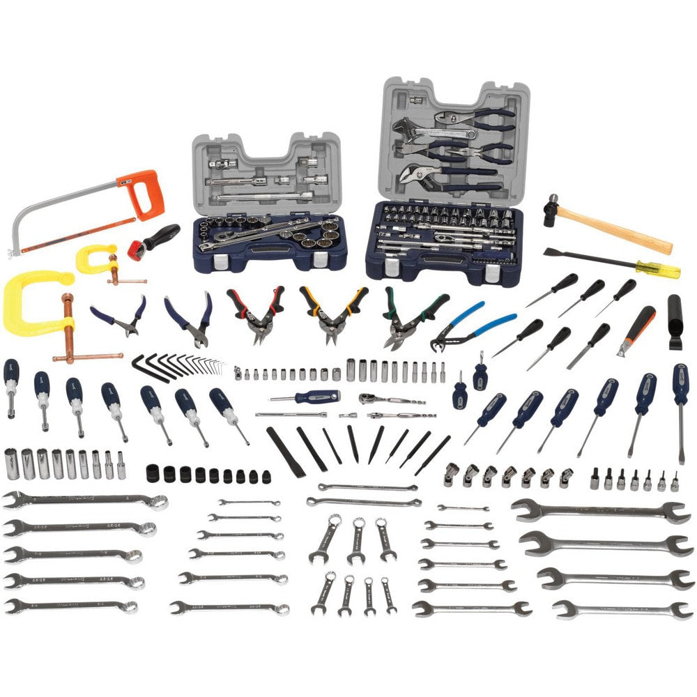 Combination Hand Tool Set: 218 Pc, General Maintenance Tool Set